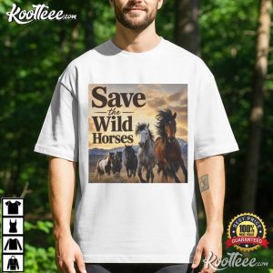 Animal Lover Save The Wild Horses T Shirt (3)