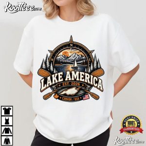 Lake America Canada USA Est 2026 T Shirt (1)