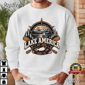 Lake America Canada USA Est 2026 T Shirt (2)