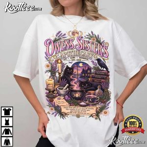 Owens Sisters Apothecary Practical Magic Witch Halloween T Shirt (1)