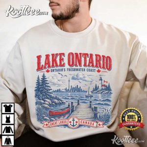 Lake Ontario Great Lakes Canada Gift T Shirt (2)