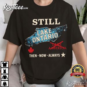 Still Lake Ontario Canadian Border Great Lakes Pride T Shirt (1)