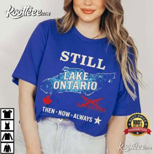Still Lake Ontario Canadian Border Great Lakes Pride T Shirt (4)