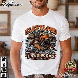 Bulldog Cleveland Dawg Pound Football Fan Gift T Shirt (1)