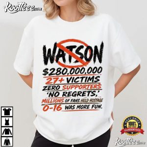 Cleveland Football Anti Deshaun Watson 0 16 Was More Fun T Shirt (4)
