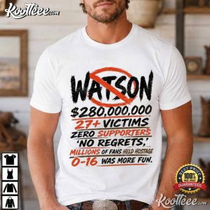 Cleveland Football Anti Deshaun Watson 0 16 Was More Fun T Shirt (1)