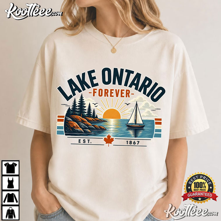 Anti Trump Lake Ontario Forever Great Lakes T-Shirt Anti Trump Lake Ontario Forever Great Lakes T-Shirt