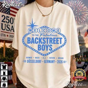 Welcome To Fabulous Backstreet Boys Germany 2026 Music T Shirt (2)