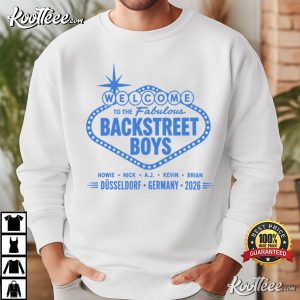 Welcome To Fabulous Backstreet Boys Germany 2026 Music T Shirt (3)