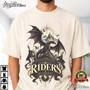 Riders Quadrant Fourth Wing Violet Sorrengail T Shirt (2)