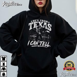 Slasher Horror Halloween He's From Texas I Can Tell T Shirt (3)