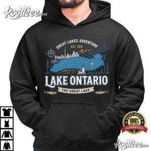 Lake Ontario Forever Not Lake America Protest Map T Shirt (4)