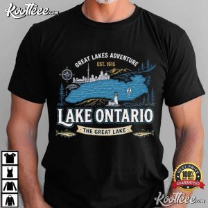 Lake Ontario Forever Not Lake America Protest Map T Shirt (1)
