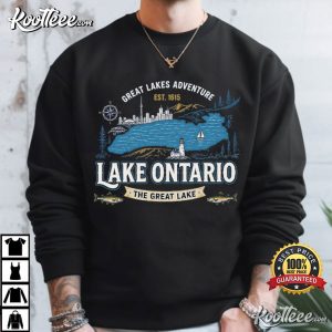 Lake Ontario Forever Not Lake America Protest Map T Shirt (3)