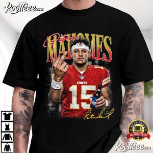 Patrick Mahomes Middle Finger Funny Kansas City Football T Shirt (4)