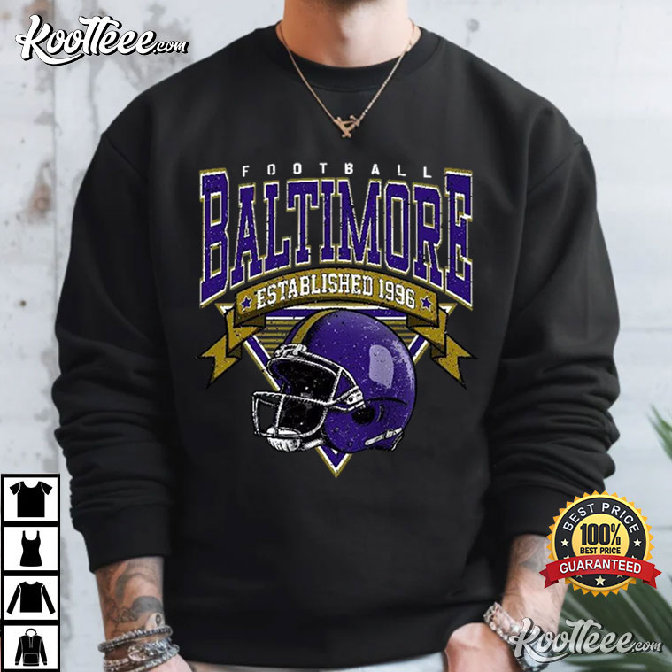 Baltimore Sunday Football Team Vintage Sports T-Shirt