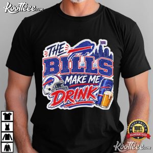 Bills Make Me Drink Buffalo Bills NFL Football T Shirt (1)