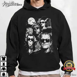Halloween Monster Group Selfie Funny Spooky Season T Shirt (3)