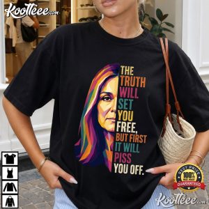 Gloria Steinem The Truth Will Set You Free Feminist Icon T Shirt (4)