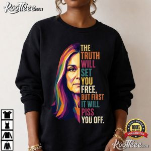 Gloria Steinem The Truth Will Set You Free Feminist Icon T Shirt (2)