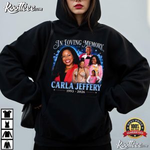 In Loving Memory Carla Jeffery Vintage Actress Tribute T-Shirt In Loving Memory Carla Jeffery Vintage Actress Tribute T Shirt (2)