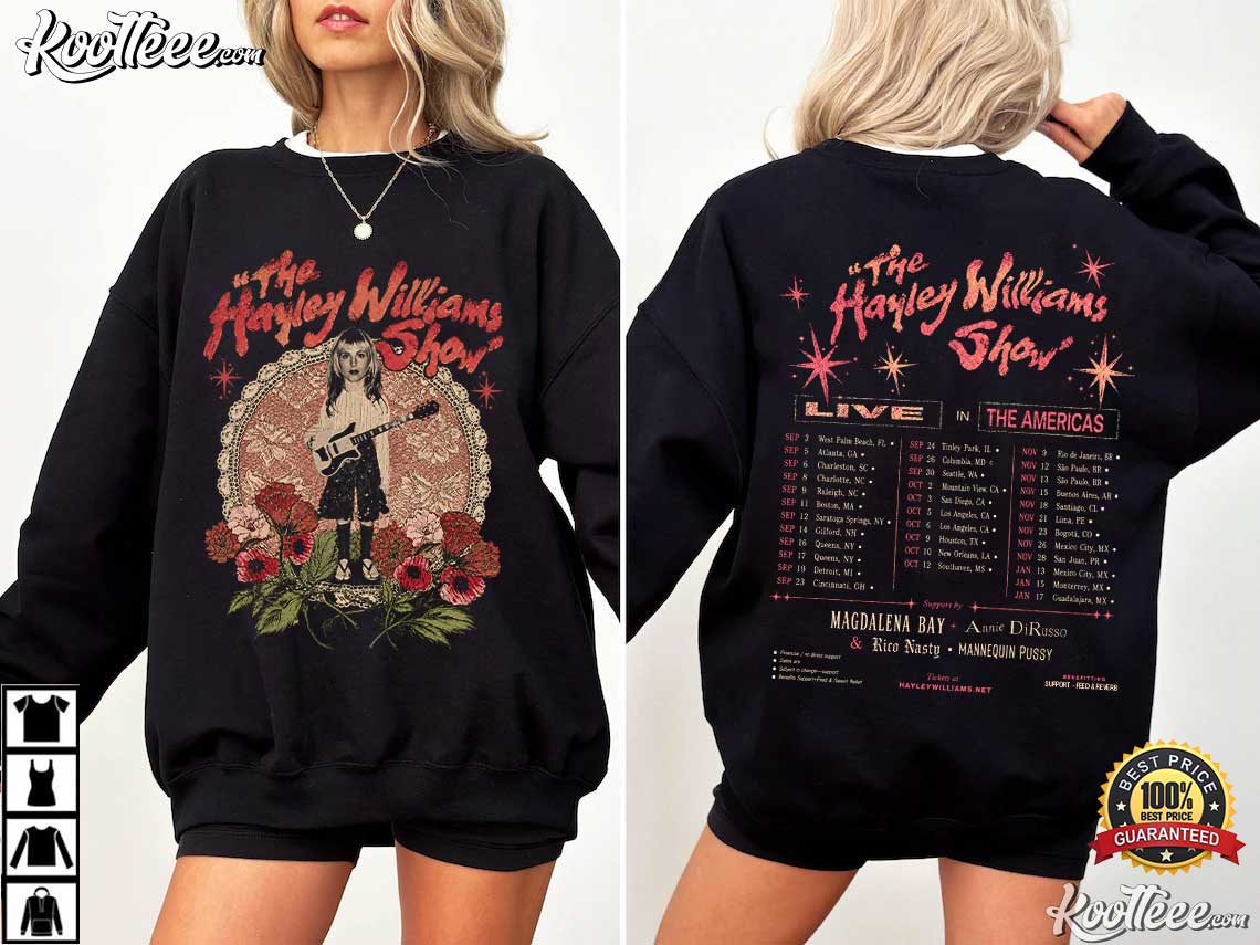 Hayley Williams Tour 2026 Alternative Rock Fan Gift T-Shirt Hayley Williams Tour 2026 Alternative Rock Fan Gift T-Shirt