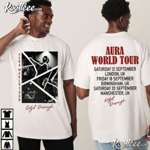 Diljit Dosanjh Aura World Tour 2026 Punjabi Music Lover T Shirt (4)
