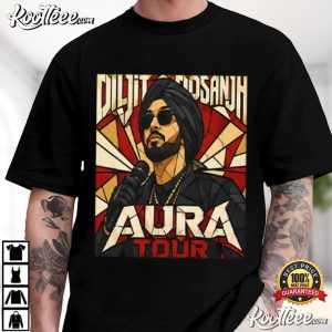 Diljit Dosanjh Aura World Tour 2026 Concert Fan Gift T Shirt (1)