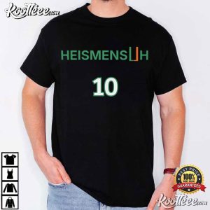 Miami Hurricanes Heismensuh 10 Darian Mensah Heisman Football T-Shirt Miami Hurricanes Heismensuh 10 Darian Mensah Heisman Football T Shirt (1)