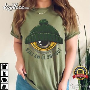 Looking To My Eyes Eye With Beanie T Shirt (2)