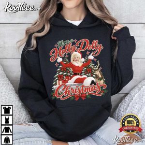 Dolly Parton Have A Holly Dolly Christmas Country Music T-Shirt Dolly Parton Have A Holly Dolly Christmas Country Music T Shirt (4)