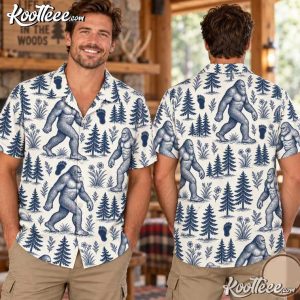 Bigfoot Funny Sasquatch Aloha Summer Hawaiian Shirt (4)