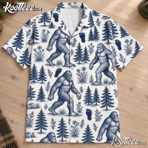 Bigfoot Funny Sasquatch Aloha Summer Hawaiian Shirt (1)