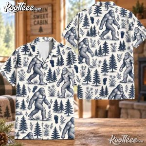 Bigfoot Funny Sasquatch Aloha Summer Hawaiian Shirt (2)