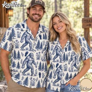 Bigfoot Funny Sasquatch Aloha Summer Hawaiian Shirt (3)