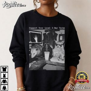 Xray Technologist Raccoon Radiology Possum Rad Grad T Shirt (2)
