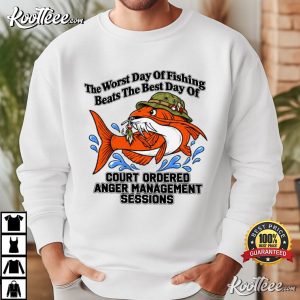 Fisherman Gift Funny Fishing Anger Management T Shirt (4)