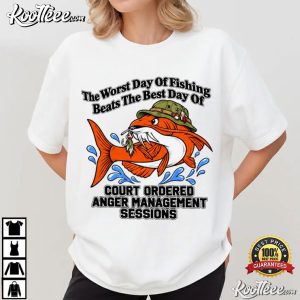 Fisherman Gift Funny Fishing Anger Management T Shirt (3)