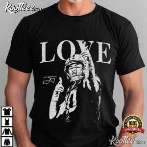 Jordan Love Green Bay Football Funny Packers Vintage T Shirt (2)