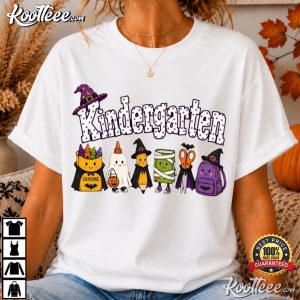 Kindergarten Halloween Spooky School Supplies T-Shirt Kindergarten Halloween Spooky School Supplies T Shirt (2)