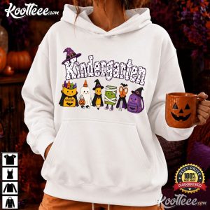 Kindergarten Halloween Spooky School Supplies T-Shirt Kindergarten Halloween Spooky School Supplies T Shirt (3)