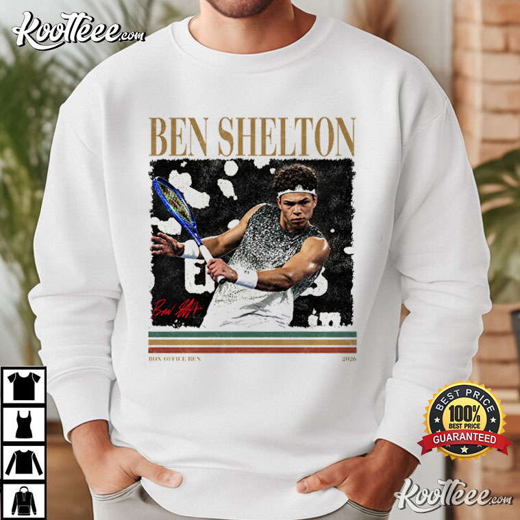 Ben Shelton Box Office Ben Tennis Sports Graphic T-Shirt Ben Shelton Box Office Ben Tennis Sports Graphic T-Shirt