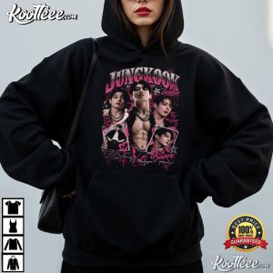 Jungkook BTS Pink Vintage Kpop Golden Fan T-Shirt Jungkook BTS Pink Vintage Kpop Golden Fan T Shirt (1)