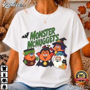 Monster McNuggets Halloween Characters Spooky Nugget T Shirt (2)
