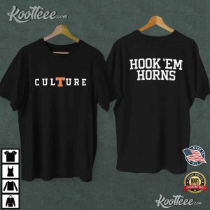 Culture Matthew McConaughey Hook 'Em Horns Football T Shirt (2)