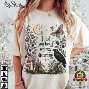Lack Of Whimsy Crow Witchy Autumn Halloween T-Shirt Lack Of Whimsy Crow Witchy Autumn Halloween T Shirt (1)