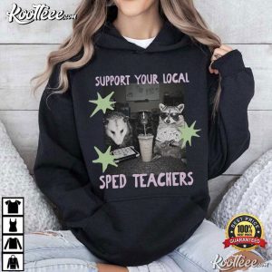 Raccoon Possum Special Education SPED Teacher T-Shirt Raccoon Possum Special Education SPED Teacher T Shirt (3)