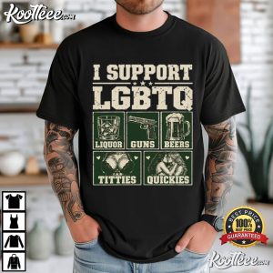 I Support LGBTQ Pride Month Funny Meme T Shirt (4)