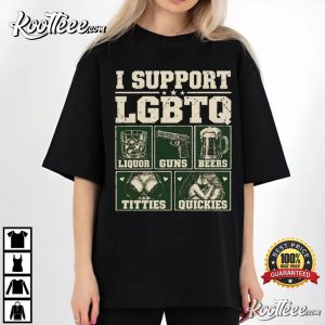 I Support LGBTQ Pride Month Funny Meme T-Shirt I Support LGBTQ Pride Month Funny Meme T Shirt (1)