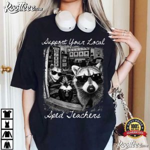 Support Your Local SPED Teachers Funny Raccoon T-Shirt Support Your Local SPED Teachers Funny Raccoon T Shirt (1)